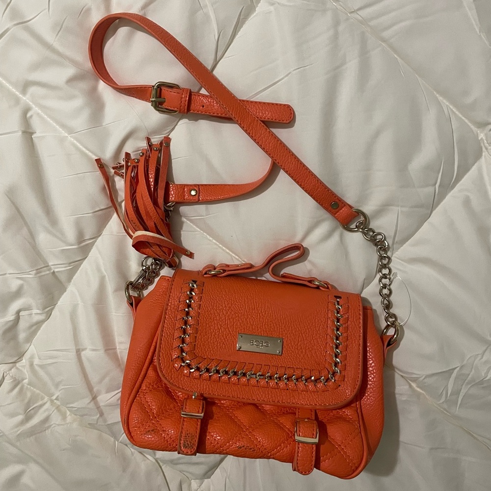 cute Orange BCBG shoulder and hand bag